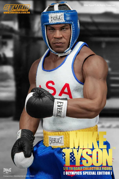 1/6 Collectible Figure Mike Tyson Olympic Special Editionㅤ – Storm Collectibles – ActionFigureBrasil — iluminação de estúdio
