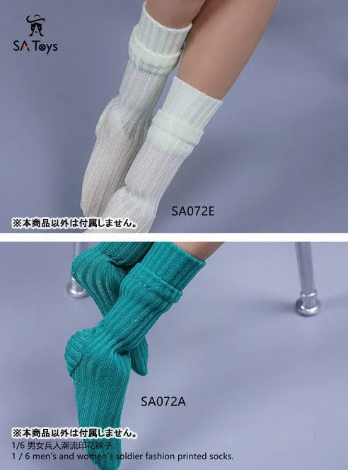 1/6 Color Socks 5 Color Set (DOLL ACCESSORY)ㅤ – SA TOYS – ActionFigureBrasil