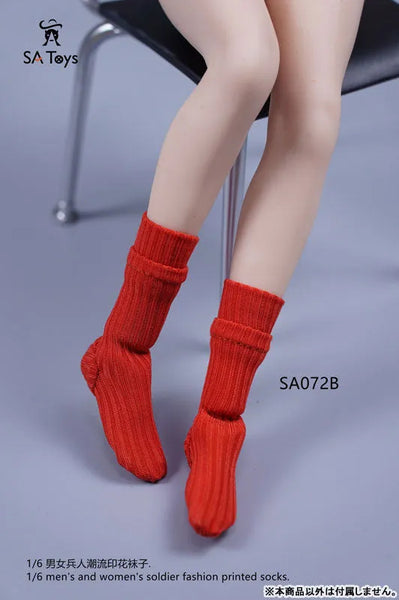 1/6 Color Socks 5 Color Set (DOLL ACCESSORY)ㅤ – SA TOYS – ActionFigureBrasil — ângulo diferente