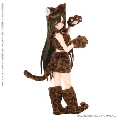 1/6 EX Cute Hidamari no Doubutsu-tachi MofuMofu Leopard-san/Himeno Complete Dollㅤ – Azone – ActionFigureBrasil — close