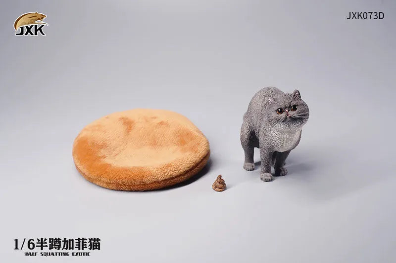 1/6 Exotic Shorthair Cat Half Squat Dㅤ – JXK Studio – ActionFigureBrasil