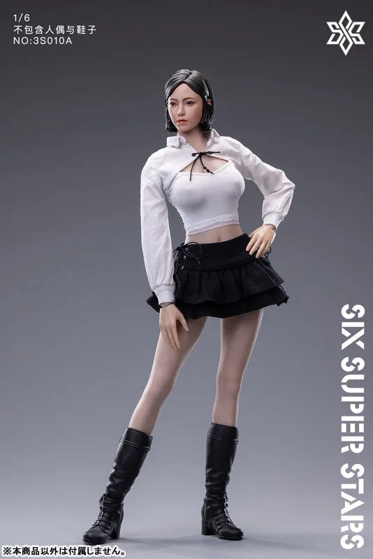 1/6 Female Outfit Black & White A [DOLL ACCESSORY]ㅤ – Six Super Stars – ActionFigureBrasil