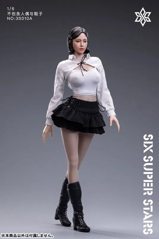 1/6 Female Outfit Black & White A [DOLL ACCESSORY]ㅤ – Six Super Stars – ActionFigureBrasil