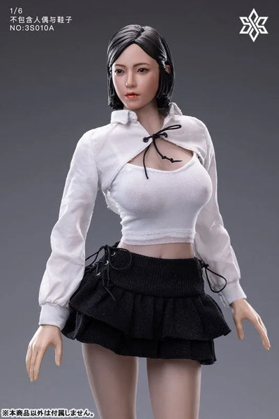 1/6 Female Outfit Black & White A [DOLL ACCESSORY]ㅤ – Six Super Stars – ActionFigureBrasil — detalhe do produto