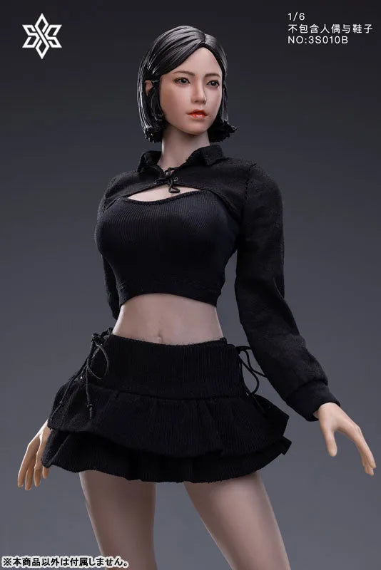 1/6 Female Outfit Black & White B [DOLL ACCESSORY]ㅤ – Six Super Stars – ActionFigureBrasil