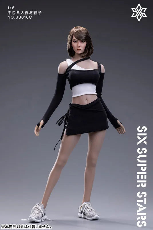 1/6 Female Outfit Black & White C [DOLL ACCESSORY]ㅤ – Six Super Stars – ActionFigureBrasil
