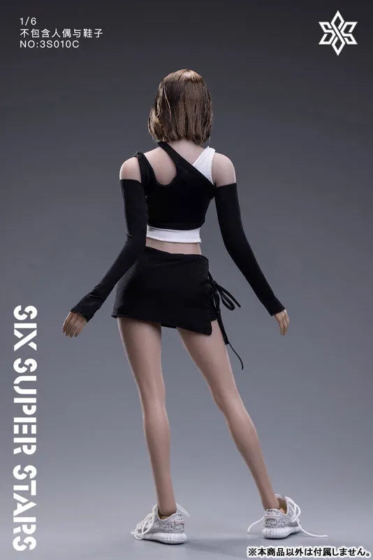 1/6 Female Outfit Black & White C [DOLL ACCESSORY]ㅤ – Six Super Stars – ActionFigureBrasil