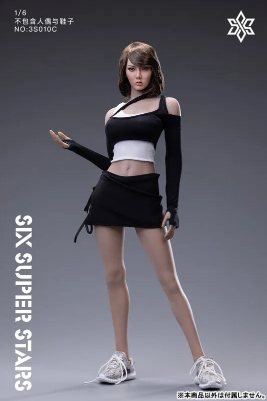 1/6 Female Outfit Black & White C [DOLL ACCESSORY]ㅤ – Six Super Stars – ActionFigureBrasil