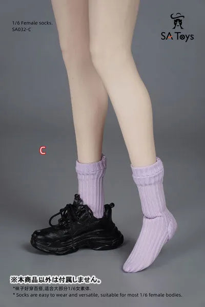 1/6 Female Outfit Classic Socks 4 Types Set (DOLL ACCESSORY)ㅤ – SA TOYS – ActionFigureBrasil