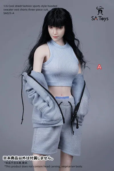 1/6 Female Outfit Cool Street Fashion Sports Style Sweat Set A (DOLL ACCESSORY)ㅤ – SA TOYS – ActionFigureBrasil