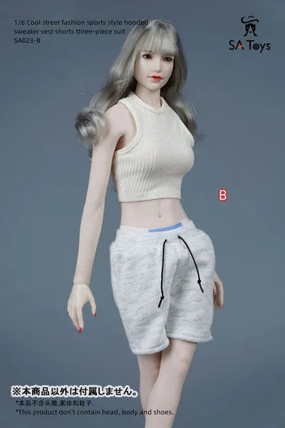 1/6 Female Outfit Cool Street Fashion Sports Style Sweat Set B (DOLL ACCESSORY)ㅤ – SA TOYS – ActionFigureBrasil