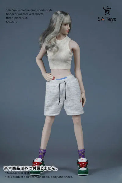 1/6 Female Outfit Cool Street Fashion Sports Style Sweat Set B (DOLL ACCESSORY)ㅤ – SA TOYS – ActionFigureBrasil