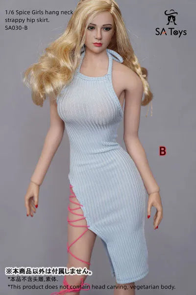 1/6 Female Outfit Hang Neck Strap Hip Skirt B (DOLL ACCESSORY)ㅤ – SA TOYS – ActionFigureBrasil — detalhe do produto