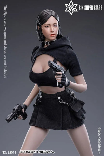 1/6 Female Outfit Set Sexy Female Agent 011 (DOLL ACCESSORY)ㅤ – Six Super Stars – ActionFigureBrasil — ângulo diferente