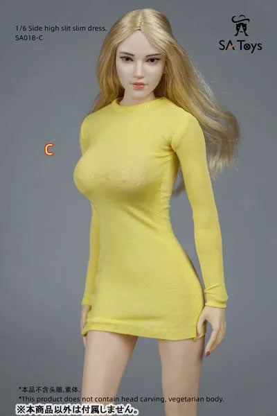 1/6 Female Outfit Side Zipper Tight Skirt C (DOLL ACCESSORY)ㅤ – SA TOYS – ActionFigureBrasil