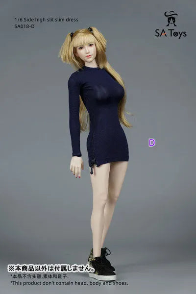1/6 Female Outfit Side Zipper Tight Skirt D (DOLL ACCESSORY)ㅤ – SA TOYS – ActionFigureBrasil