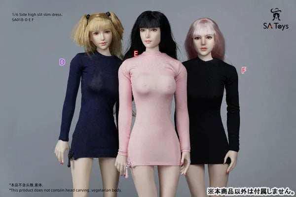 1/6 Female Outfit Side Zipper Tight Skirt D (DOLL ACCESSORY)ㅤ – SA TOYS – ActionFigureBrasil
