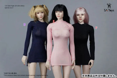 1/6 Female Outfit Side Zipper Tight Skirt E (DOLL ACCESSORY)ㅤ – SA TOYS – ActionFigureBrasil — ângulo diferente