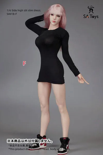 1/6 Female Outfit Side Zipper Tight Skirt F (DOLL ACCESSORY)ㅤ – SA TOYS – ActionFigureBrasil