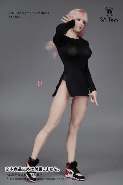 1/6 Female Outfit Side Zipper Tight Skirt F (DOLL ACCESSORY)ㅤ – SA TOYS – ActionFigureBrasil