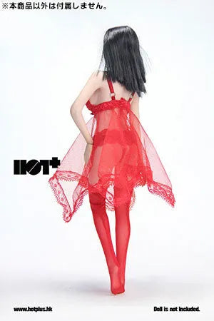 1/6 Female Sexy Nightwear Set: Red (DOLL ACCESSORY)ㅤ – Hot Plus – ActionFigure Brasil — ângulo diferente