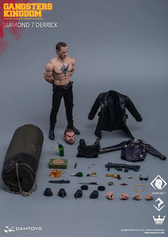 1/6 Gangsters Kingdom Diamond 7 Derrickㅤ – DAMTOYS – ActionFigureBrasil
