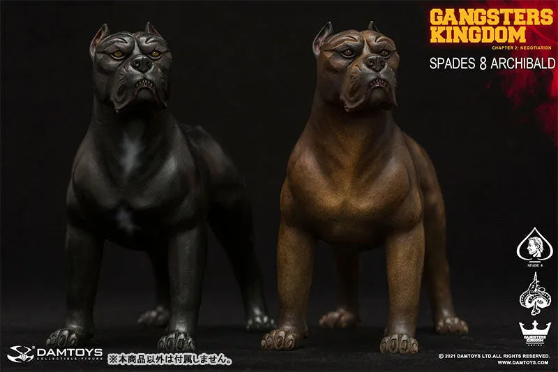 1/6 Gangsters Kingdom Spade 8 Dog Casro Blackㅤ – DAMTOYS – ActionFigureBrasil