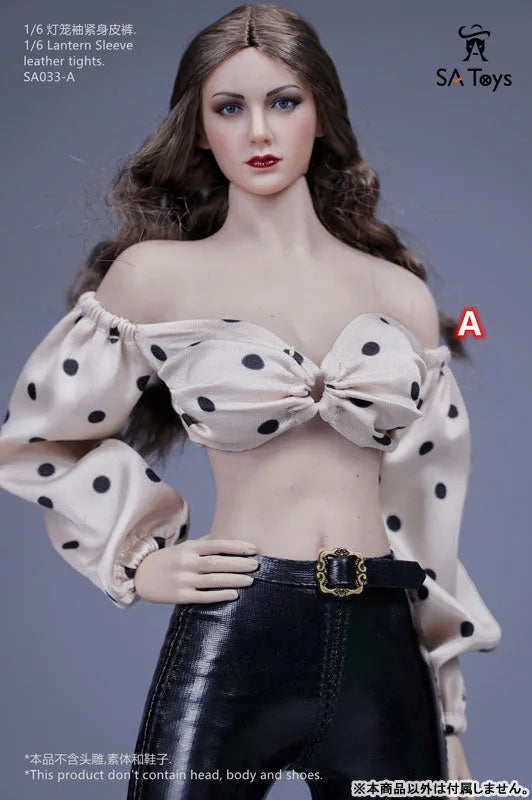 1/6 Lantern Sleeve Leather Tights A (DOLL ACCESSORY)ㅤ – SA TOYS – ActionFigureBrasil