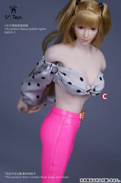 1/6 Lantern Sleeve Leather Tights C (DOLL ACCESSORY)ㅤ – SA TOYS – ActionFigureBrasil — close