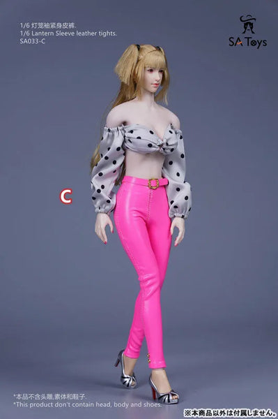1/6 Lantern Sleeve Leather Tights C (DOLL ACCESSORY)ㅤ – SA TOYS – ActionFigureBrasil — acessórios