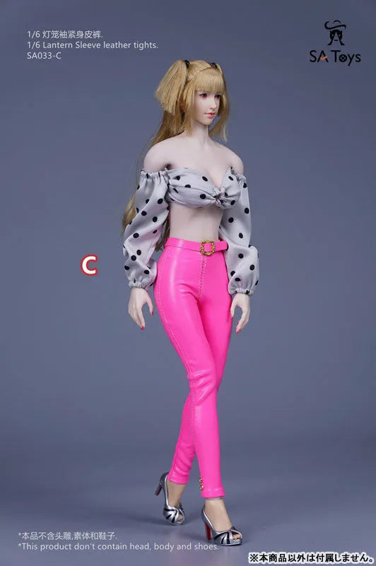 1/6 Lantern Sleeve Leather Tights C (DOLL ACCESSORY)ㅤ – SA TOYS – ActionFigureBrasil