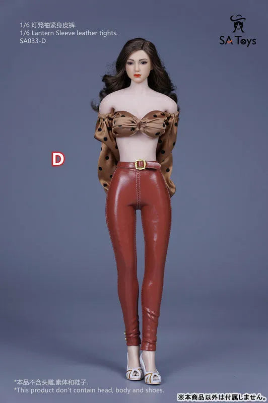1/6 Lantern Sleeve Leather Tights D (DOLL ACCESSORY)ㅤ – SA TOYS – ActionFigureBrasil