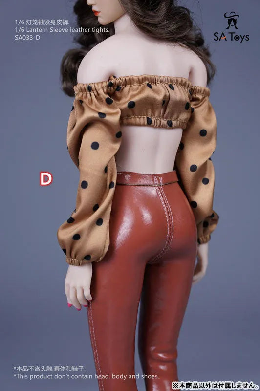 1/6 Lantern Sleeve Leather Tights D (DOLL ACCESSORY)ㅤ – SA TOYS – ActionFigureBrasil