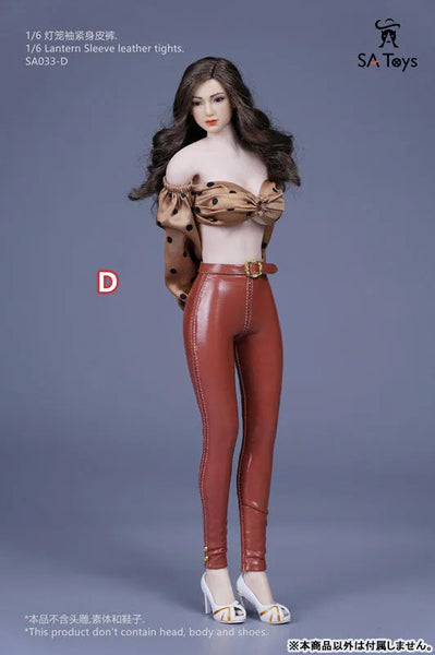 1/6 Lantern Sleeve Leather Tights D (DOLL ACCESSORY)ㅤ – SA TOYS – ActionFigureBrasil — acessórios
