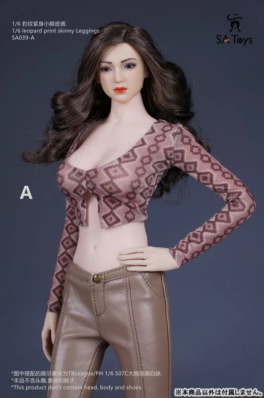 1/6 Leopard Print Skinny Leggings A (DOLL ACCESSORY)ㅤ – SA TOYS – ActionFigureBrasil