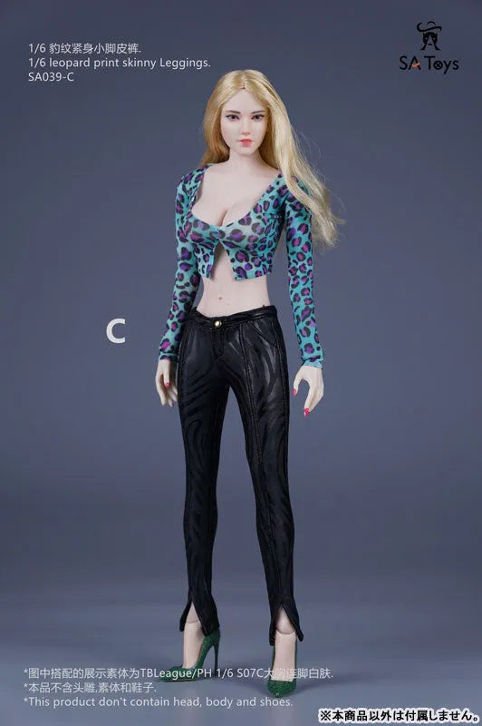 1/6 Leopard Print Skinny Leggings C (DOLL ACCESSORY)ㅤ – SA TOYS – ActionFigureBrasil