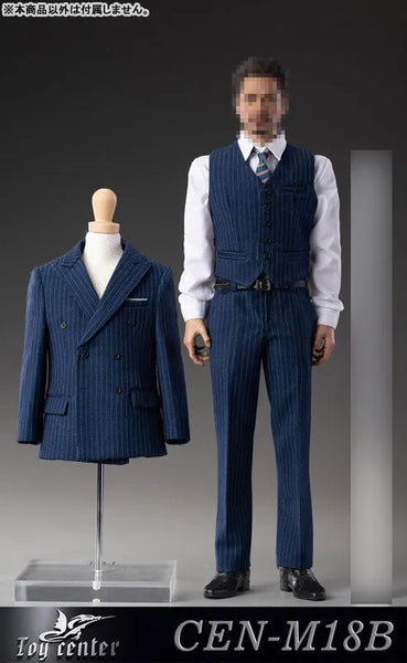 1/6 Male Outfit English Gentleman Striped Suit B (DOLL ACCESSORY)ㅤ – Toy Center – ActionFigureBrasil
