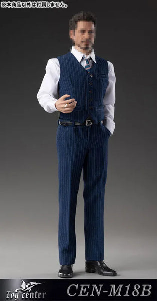 1/6 Male Outfit English Gentleman Striped Suit B (DOLL ACCESSORY)ㅤ – Toy Center – ActionFigureBrasil — ângulo diferente
