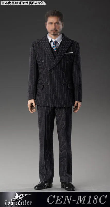 1/6 Male Outfit English Gentleman Striped Suit C (DOLL ACCESSORY)ㅤ – Toy Center – ActionFigureBrasil