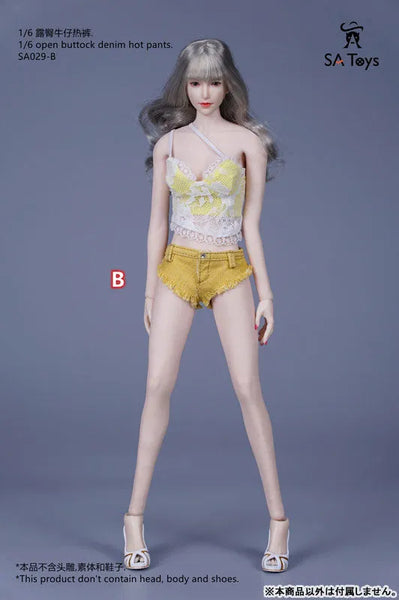 1/6 Open Buttock Denim Hot Pants B (DOLL ACCESSORY)ㅤ – SA TOYS – ActionFigureBrasil