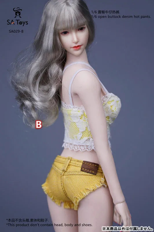 1/6 Open Buttock Denim Hot Pants B (DOLL ACCESSORY)ㅤ – SA TOYS – ActionFigureBrasil