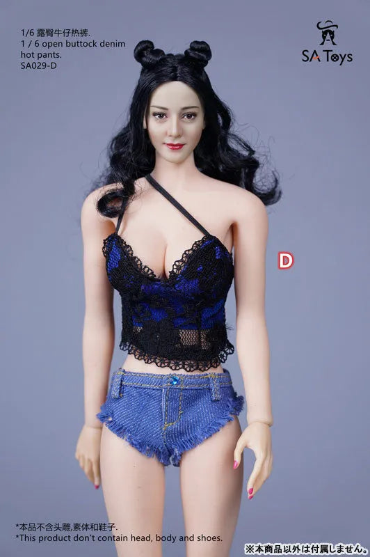 1/6 Open Buttock Denim Hot Pants D (DOLL ACCESSORY)ㅤ – SA TOYS – ActionFigureBrasil
