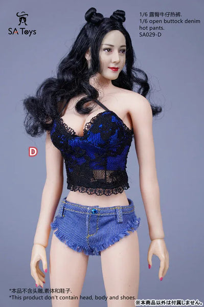 1/6 Open Buttock Denim Hot Pants D (DOLL ACCESSORY)ㅤ – SA TOYS – ActionFigureBrasil — detalhe do produto