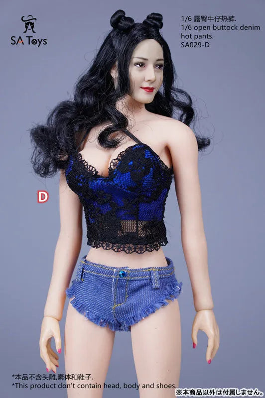 1/6 Open Buttock Denim Hot Pants D (DOLL ACCESSORY)ㅤ – SA TOYS – ActionFigureBrasil