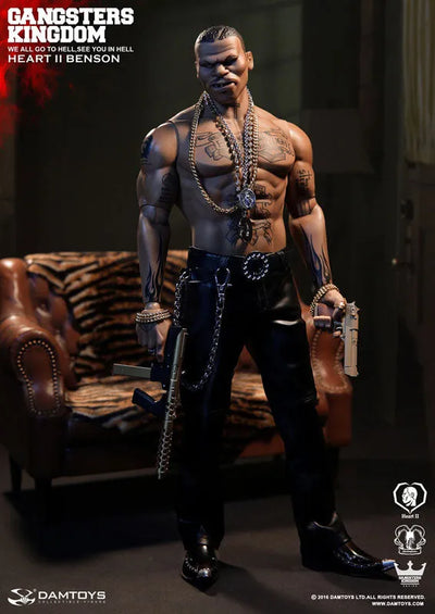 1/6 Original Series Gangsters Kingdom: Heart II Bensonㅤ – DAMTOYS – ActionFigureBrasil — com base expositora