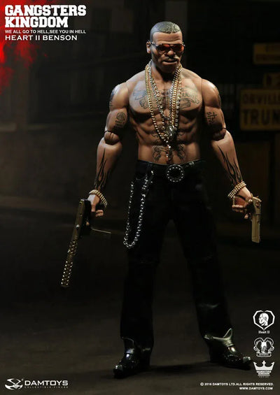 1/6 Original Series Gangsters Kingdom: Heart II Bensonㅤ – DAMTOYS – ActionFigureBrasil — iluminação de estúdio