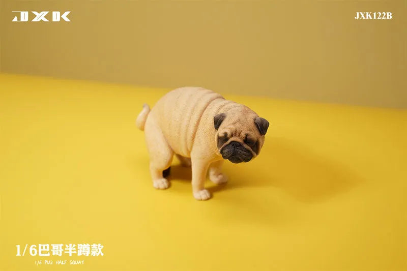 1/6 Pug Half Squat Bㅤ – JXK Studio – ActionFigureBrasil