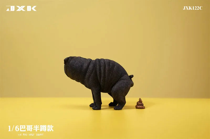 1/6 Pug Half Squat Cㅤ – JXK Studio – ActionFigureBrasil