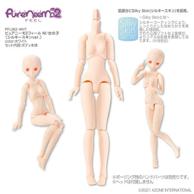 1/6 Pure Neemo Body Pure Neemo 2 Feel M/Girl (Silky Skin ver.) Whiteㅤ – Azone – ActionFigureBrasil