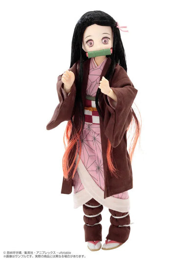 1/6 Pure Neemo Character Series No.127 "Demon Slayer: Kimetsu no Yaiba" Nezuko Kamado Complete Dollㅤ – Azone – ActionFigureBrasil — ângulo diferente